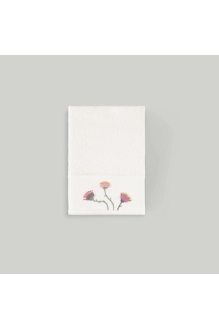 Linens Melia Pamuk 30x45 Cm El Havlusu Beyaz Beyaz