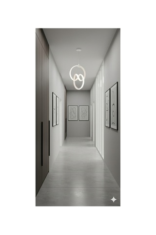 İmza Model Beyaz Led Avize 3 Renk Ayarlanabilir Modern Işık .