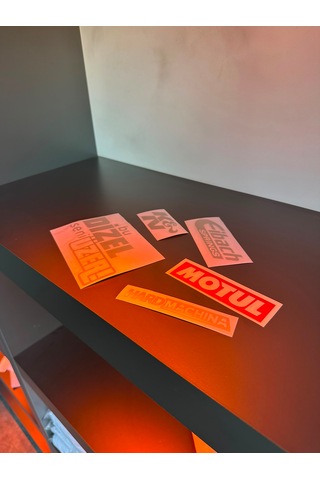 5 Li Oto Sticker Seti Motul 0