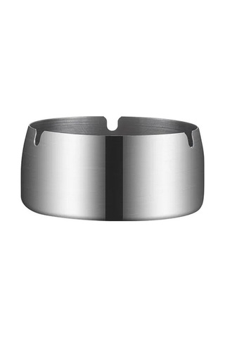 Ulzyvf Tablası Siyah Sigara Rüzgar Paslanmaz Metal Küllük Gümüş Geçirmez Çelik Pd