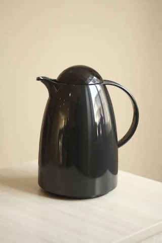 Depa Akrilik İçi Cam Termos Siyah 1 L