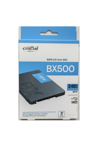 Crucial New Crucial Bx500 240gb 3d Nand Sata 2,5 Sıralı Okuma 540