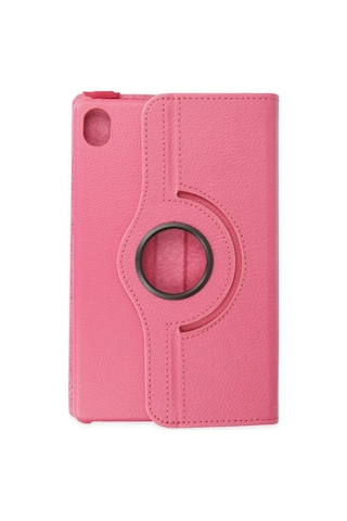 Gees Global Samsung Uyumlu Galaxy X510 Tab S9 Fe 11 Kılıf 360 Tablet Deri Kılıf - Pembe Gbzs