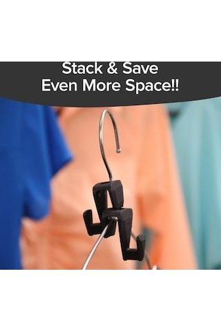 Tongxida Bosphorusboutique Kahverengi Elbise Askı Seti, 10 Adet Kancası Konnektörler Kahverengi