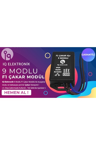 Iq F1 Çakar Stop Modülü 9 Modlu N11.7115