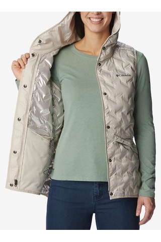 Columbia Columbıa Wk8716 Delta Rıdge Iı Down Hooded Vest Beyaz