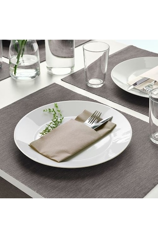 Ikea Mottaga Peçete, Bej, 38x38 Cm, 25 Adet