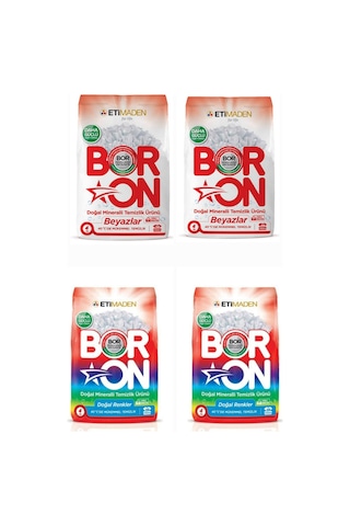 Boron Doğal Mineralli Çamaşır Deterjanı Renkli Ve Beyazlar İçin 104 Yıkama