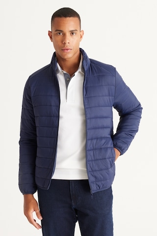 Ac&Co / Altınyıldız Classics Standart Fit Normal Kesim Dik Yaka Erkek Mont - Lacivert