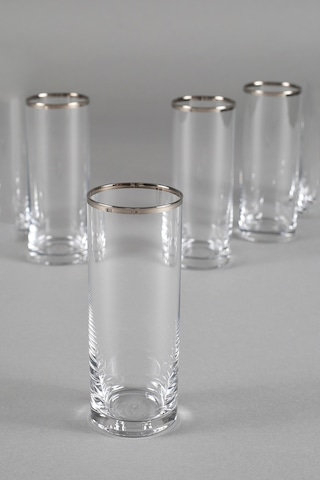 Rakle Avantgarde Platin 4'lü Rakı Bardağı Seti 195 Cc