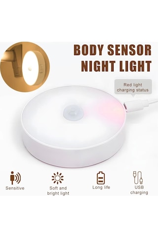 Hareket Sensörlü Led Lamba Çok Renkli