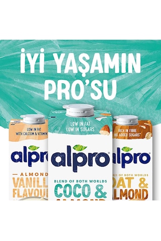 Alpro Hindistan Cevizi Badem Sütü 1 L