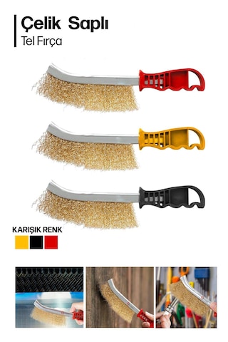 Çelik Saplı Tel Fırça