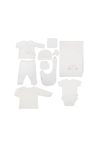 Kitikate Organik Basic 10 Parça Zıbın Seti Hastane Çıkışı 16765 Pembe Çok Renkli