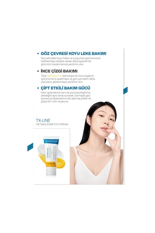 Tx Eye Cream Koyu Leke, Morluk Görünümünü Azaltan Leke Karşıtı &ton Eşitleyici Göz Kremi