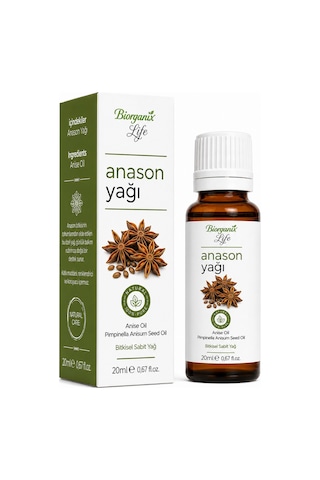 %100 Saf Anason Uçucu Yağı 20 Ml - Rahatlatıcı Vücut Bakım Yağı