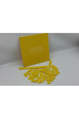 Luga Atölye Matematik Kesir Eğitim Seti & Eğlenceli Matematik Öğrenme - Sarı
