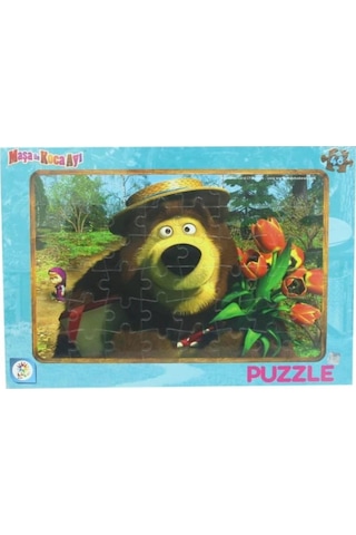 MS7538 MASHA KOCA AYI 48 PARÇA FRAME PUZZLE (2ASORTİ)