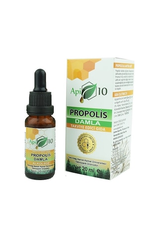 Api10 Propolis Damla Alkolsüz Takviye Edici Gıda 20 ML