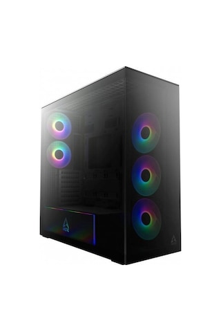 ARCTIC Xtender 5xARGB Fan Tempered Glass 420mm Sıvı Soğutma Destekli E-ATX Type-C Kule Tipi Siyah Bilgisayar Kasası
