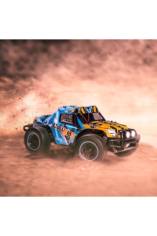 1:16 40km/h Hız Yapan 4wd 4x4 Metal İç Aksam Uzaktan Kumandalı Araba Rc Model Araç - K-61