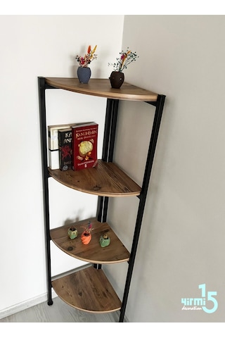 Köşe Kitaplık- Atlantik Çam Köşe Kitaplık & Raf