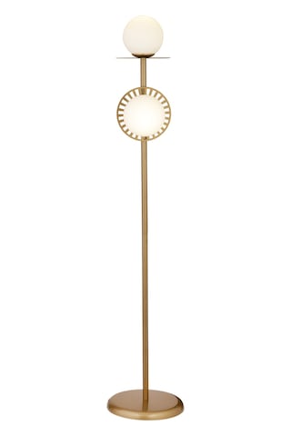 Rakes Eskitme Beyaz Camlı Modern Tasarım Metal Lambader