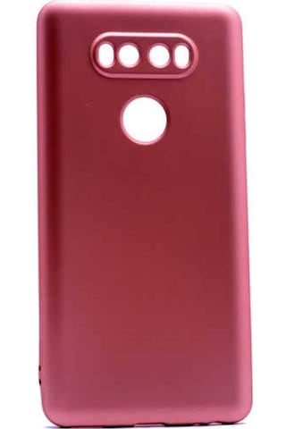 LG Uyumlu V20 Kılıf Zore Premier Silikon Kapak Rose Gold
