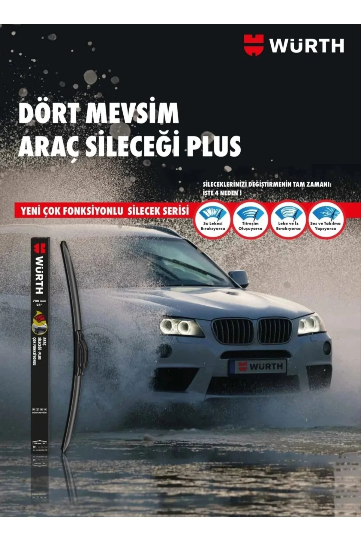 Plus Lıne Aparatlı Silecek Süpürgesi 700 Mm.