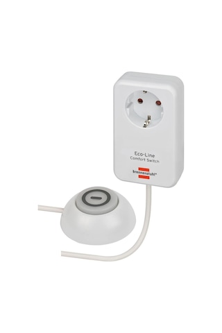 Brennenstuhl Eco-line 1,5 Metre Uzatmaya Sahip Kumandalı Ip20 Lisanslı Tekli Priz