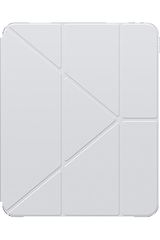 Apple Uyumlu iPad Pro 11 2024 Amazingthing Minimal Serisi Katlanabilir Standlı Kılıf Gri Kapaklı Kılıf