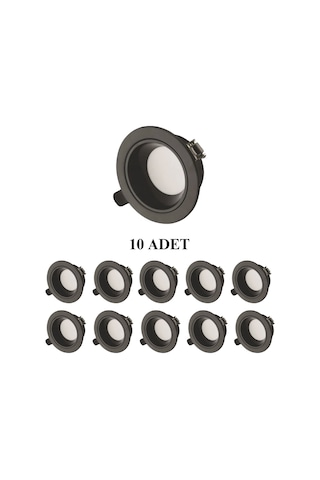 Cata Ct-5261 Başak Led Spot 8w 3 Renk - 10 Lu Paket 3 Renk
