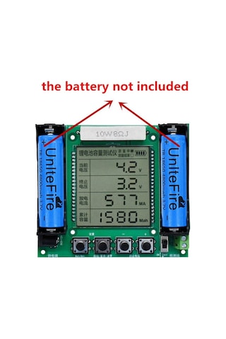 Xh239-18650 Lityum Pil Kapasitesi Test Cihazı Modülü Yüksek Hassasiyetli Xh-m239 Lcd Dijital Ekran Gerçek Kapasite Modülü Mah/mwh Ölçümü