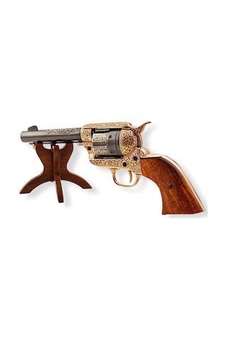 Denix Dekoratif Replika Cal.45 Peacemaker Revolver 4,75", Usa 1873