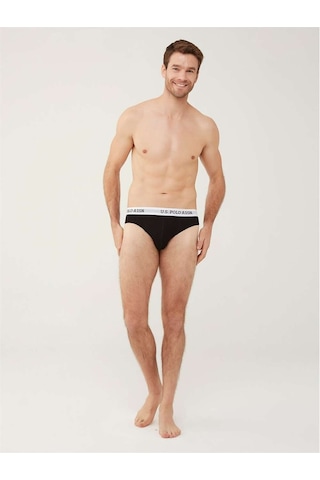 U.S. Polo Assn. Erkek Siyah Tekli Slip 80452Y Siyah