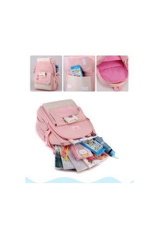 Öğrencileri Için Çocuk Çanta pembe