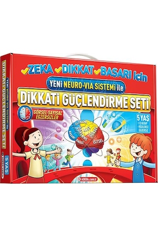 Adeda Yayınları Dikkati Güçlendirme Kitap Seti 5 Yaş - Osman Abalı