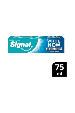 Signal White Now Extra Fresh Uzun Süren Beyazlık Diş Macunu 75 ML