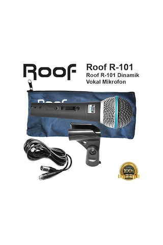 Roof R-101 Dinamik Vokal Mikrofon