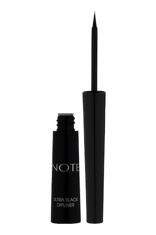 Note Cosmetique Ultra Black Dipliner Keçe Fırça Uçlu - Siyah