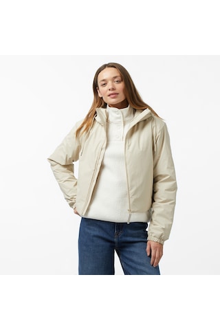Rains Lohja Short Insulated W3t1 Kadın Krem Yağmurluk