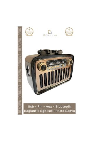 Radyo Everton Rt553 Bluetooth Nostalji Usb Fm Radyo Şarjlı Güçlü Mp3 Player Müzik Kutusu