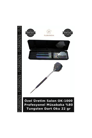 Özel Üretim Salon Ok-1000 Profesyonel Müsabaka %80 Tungsten Dart Oku 22 Gr