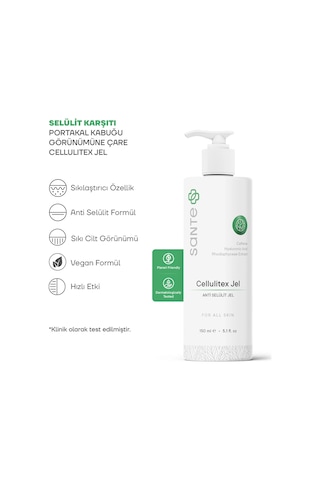 Sante Plus Cellulitex Sıkılaştırıcı ve Yağ Yakıcı Anti Selülit Jel 150 ML