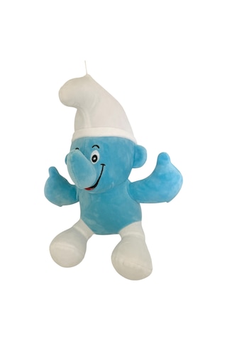 Şirinler Peluş Sevimli Şirin Pelüş 30cm Mavi - Beyaz