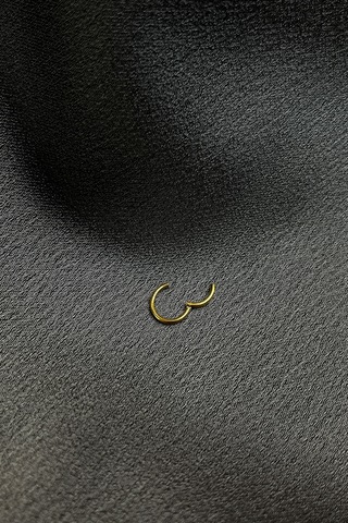 Halka Ring Model 316L Paslanmaz Çelik Altın Gold Renk Piercing Altın