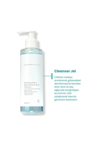 Glowmolecules Nemlendirici Besleyici Yüz Yıkama Jeli 200 ML