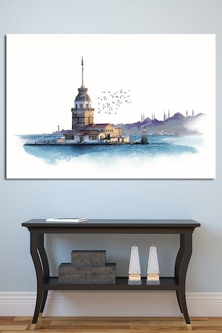Kız Kulesi İstanbul Sanatsal Kanvas Tablo