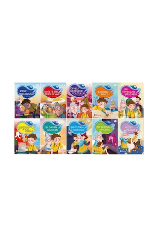 4.sınıftan 5.sınıfa Geçenler İçin Hikayelerle Yaz Tekrar Seti Slime Set Hediyeli