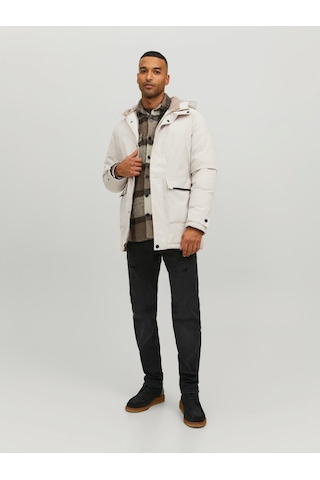 Jack & Jones Jjetıko Parka 12211896 Beyaz